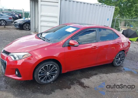 2016 Toyota Corolla S Plus z USA, uszkodzony, nr VIN 2T1BURHEXGC727132
